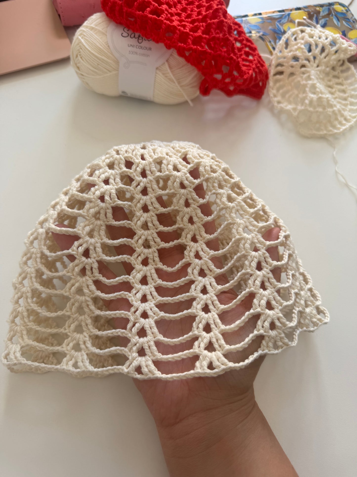 Patron bonnet bohème FR/EN PDF + VIDEO